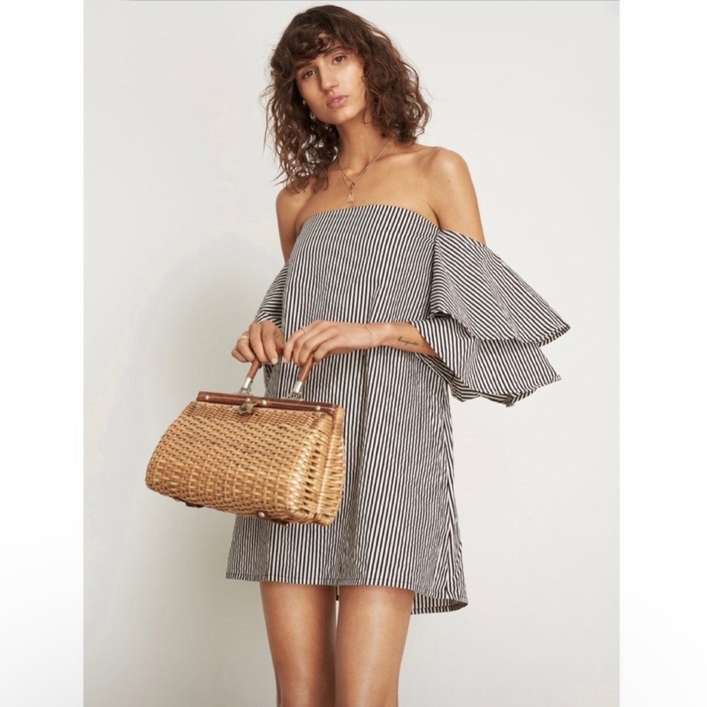 NWT ✨ Gran Folies Mini Dress in Louvre Stripe Print | Faithful the Brand